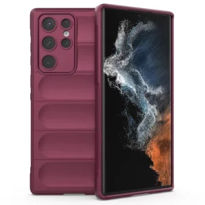Husa pentru Samsung Galaxy S22 Ultra 5G - Techsuit Magic Shield - Bordeaux