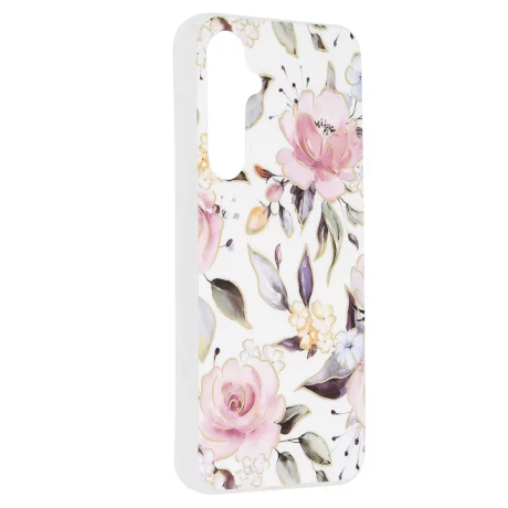 Husa pentru Samsung Galaxy S23 FE - Techsuit Marble Series - Chloe White