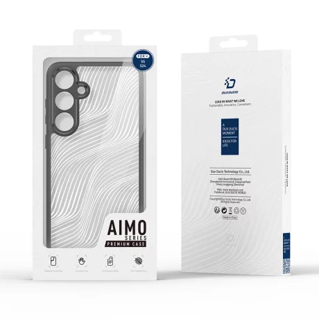 Husa pentru Samsung Galaxy S24 - Dux Ducis Aimo Series - Black