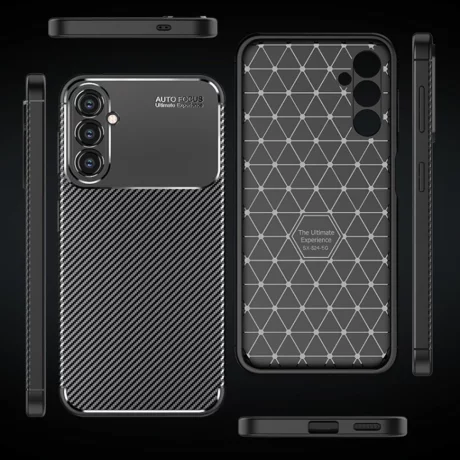 Husa pentru Samsung Galaxy S24 FE - Techsuit CarbonFiber - Black