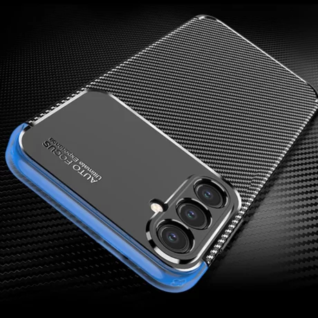 Husa pentru Samsung Galaxy S24 FE - Techsuit CarbonFiber - Black