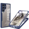Husa pentru Samsung Galaxy S24 Ultra + Folie - Techsuit ColorVerse 360 Series - Blue
