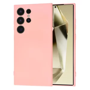 Husa pentru Samsung Galaxy S24 Ultra - Techsuit SoftFlex - Chalk Pink