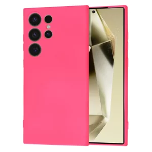 Husa pentru Samsung Galaxy S24 Ultra - Techsuit SoftFlex - Hot Pink