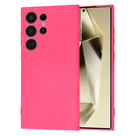 Husa pentru Samsung Galaxy S24 Ultra - Techsuit SoftFlex MagSafe - Hot Pink