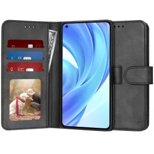 Husa pentru Xiaomi Mi 11 Lite 4G / Mi 11 Lite 5G / 11 Lite 5G NE - Techsuit Diary Book - Black