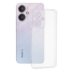 Husa pentru Xiaomi Redmi 13C 5G / Poco M6 - Techsuit Clear Silicone [Camera Protection] - Transparent