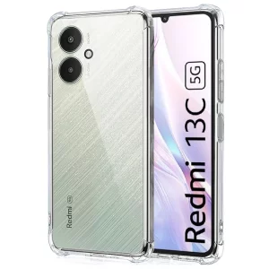 Husa pentru Xiaomi Redmi 13C 5G / Poco M6 - Techsuit Shockproof Clear Silicone [Camera Protection] - Clear