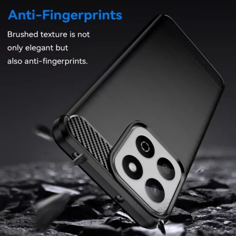 Husa pentru Xiaomi Redmi 14C - Techsuit Carbon Silicone - Blue
