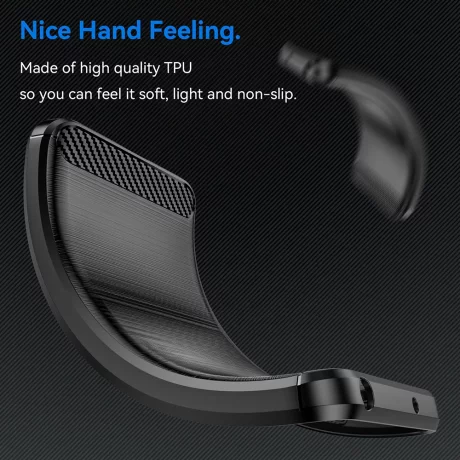 Husa pentru Xiaomi Redmi 14C - Techsuit Carbon Silicone - Blue