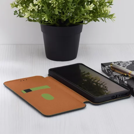 Husa pentru Xiaomi Redmi A3 - Techsuit Safe Wallet Plus - Green