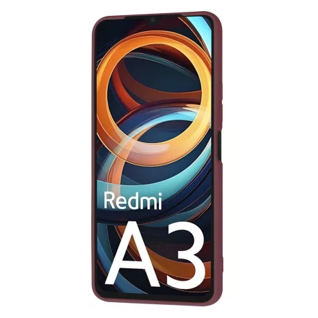Husa pentru Xiaomi Redmi A3 - Techsuit SoftFlex - Plum Red