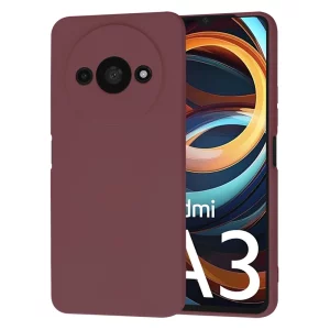Husa pentru Xiaomi Redmi A3 - Techsuit SoftFlex - Plum Red