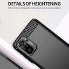 Husa pentru Xiaomi Redmi Note 10 4G / Note 10S / Poco M5s - Techsuit Carbon Silicone - Black