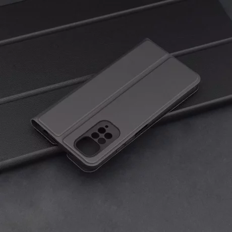 Husa pentru Xiaomi Redmi Note 11 / Note 11S - Techsuit Magskin Book - Black