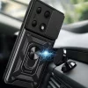 Husa pentru Xiaomi Redmi Note 13 Pro 4G / Poco M6 Pro 4G - Techsuit CamShield Series - Black