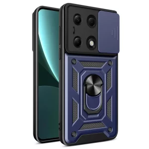 Husa pentru Xiaomi Redmi Note 13 Pro 4G / Poco M6 Pro 4G - Techsuit CamShield Series - Blue