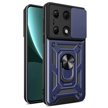 Husa pentru Xiaomi Redmi Note 13 Pro 4G / Poco M6 Pro 4G - Techsuit CamShield Series - Blue