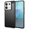 Husa pentru Xiaomi Redmi Note 13 Pro 5G / Poco X6 - Techsuit Carbon Silicone - Black
