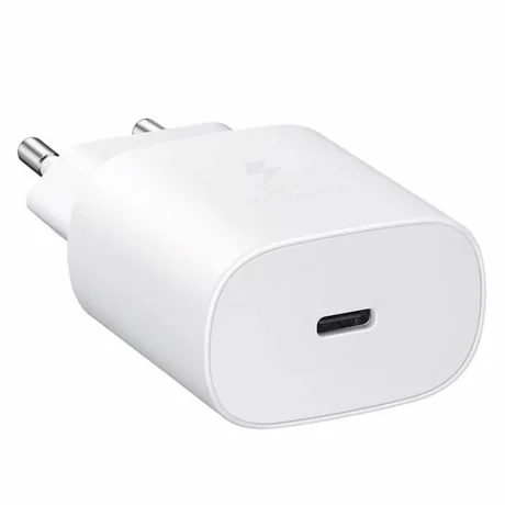 Incarcator de Priza Type-C, 25W, 3A - Samsung EP-TA800EWE (GP-PTU021SOAWQ) - White (Bulk Packing)