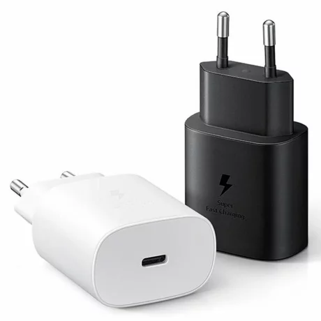 Incarcator de Priza Type-C, 25W, 3A - Samsung EP-TA800EWE (GP-PTU021SOAWQ) - White (Bulk Packing)