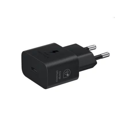 Incarcator pentru Priza Type-C, Super Fast Charging, 25W - Samsung T2510 Paris 2024 (EP-T2510NBEGEU) - Black (Blister Packing)