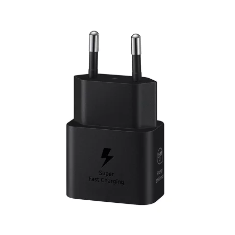 Incarcator pentru Priza Type-C, Super Fast Charging, 25W - Samsung T2510 Paris 2024 (EP-T2510NBEGEU) - Black (Blister Packing)