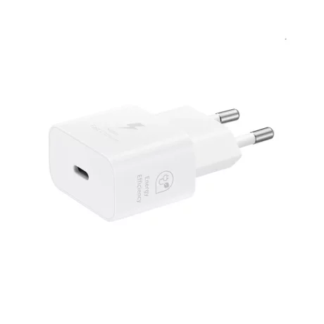 Incarcator pentru Priza Type-C, Super Fast Charging, 25W - Samsung T2510 Paris 2024 (EP-T2510NWEGEU) - White (Blister Packing)