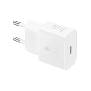 Incarcator pentru Priza Type-C, Super Fast Charging, 25W - Samsung T2510 Paris 2024 (EP-T2510NWEGEU) - White (Blister Packing)