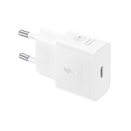 Incarcator pentru Priza Type-C, Super Fast Charging, 25W - Samsung T2510 Paris 2024 (EP-T2510NWEGEU) - White (Blister Packing)