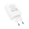 Incarcator pentru Priza USB, 2x Type-C, PD35W - Hoco Start (N33) - White