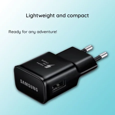 Incarcator pentru Priza USB-A, 15W, 5V, 2A - Samsung EP-TA200EBE (GP-PTU020SOBBQ) - Black (Bulk Packing)