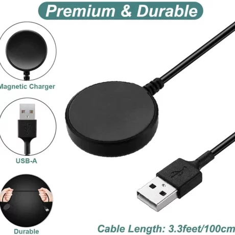 Incarcator pentru Samsung Watch, USB, 2.5W, Carcasa PC - Techsuit (TSC11) - Black