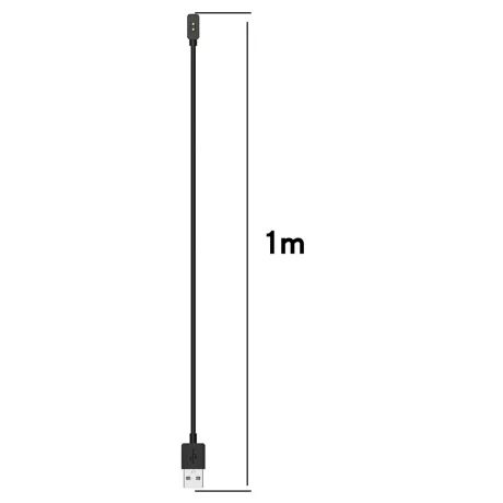 Incarcator pentru Xiaomi Watch, Mi Band 8, USB, 3.5W, 1m - Techsuit (TXC3) - Black