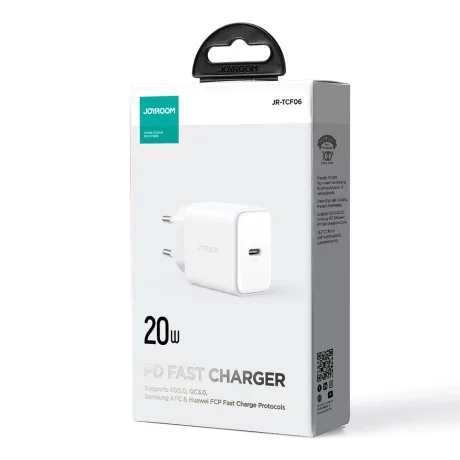 Incarcator Type-C, Quick Charge, 20W - JoyRoom (JR-TCF06) - Black