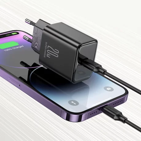 Incarcator Type-C, Quick Charge, 20W - JoyRoom (JR-TCF06) - Black