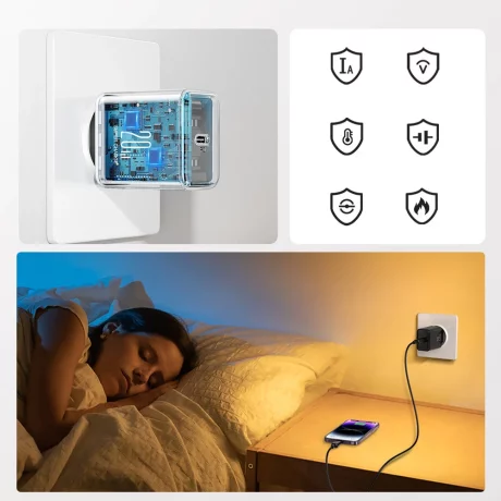 Incarcator Type-C, Quick Charge, 20W - JoyRoom (JR-TCF06) - White
