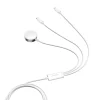 Incarcator Wireless pentru Apple Watch, USB, Type-C, Lightning, 3.5W, 1.2m - JoyRoom (S-IW008) - White