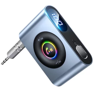Modulator FM Bluetooth 5.3 cu Display Digital,  300mAh - JoyRoom (JR-CB1) - Dark Gray