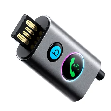 Receptor Audio Bluetooth 5.3, Jack 3.5mm, USB, TF Card, 1m - JoyRoom (JR-CB7) - Dark Gray
