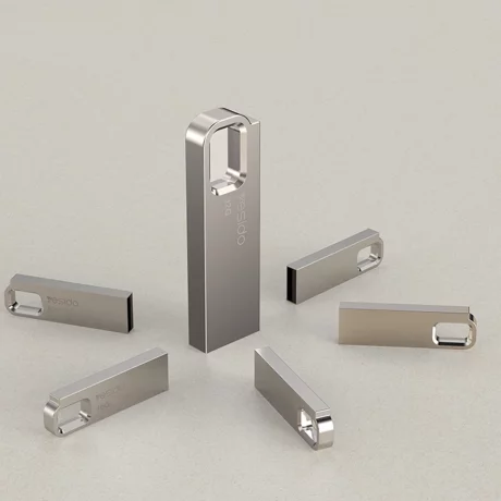 Stick de Memorie USB 2.0, 8GB, Waterproof, Zinc Alloy Shell - Yesido (FL13) - Gold
