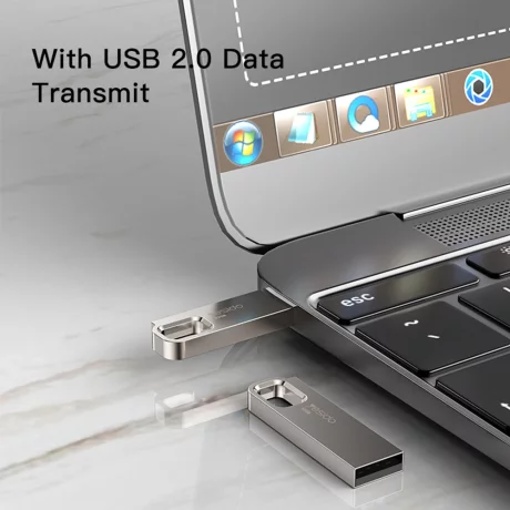 Stick de Memorie USB 2.0, 8GB, Waterproof, Zinc Alloy Shell - Yesido (FL13) - Gold