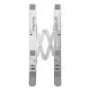Suport Reglabil Laptop cu Diagonala 10 - 15.6&quot; - Yesido (LP01) - Sliver