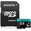 Card de Memorie MicroSDHC 64GB - Adata (AUSDX64GUI3V30SA2-RA1) - Black