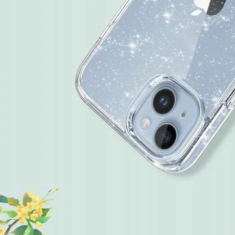 Husa pentru Samsung Galaxy S24 FE - Techsuit SparkleSkin Series - Clear
