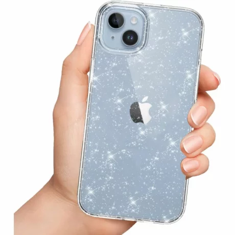 Husa pentru Samsung Galaxy S24 FE - Techsuit SparkleSkin Series - Clear