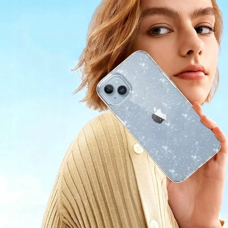 Husa pentru Samsung Galaxy S24 FE - Techsuit SparkleSkin Series - Clear