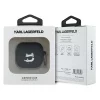 Husa pentru Apple AirPods 4 - Karl Lagerfeld Silicone Choupette Head 3D (KLA4RUNCHK) - Black
