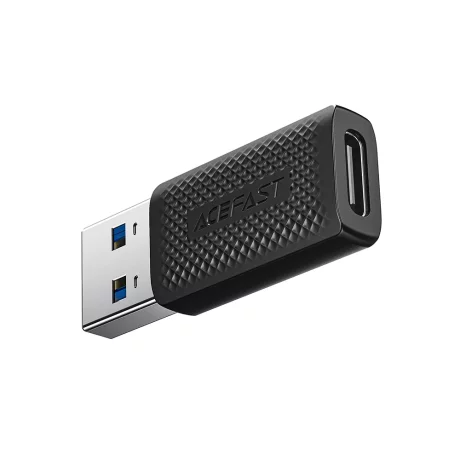 Adaptor Fast Charging, Type-C to USB 3.0, Data Transmission, 5Gbps - Acefast (J2) - Black
