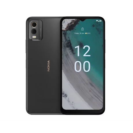 Telefon mobil Nokia C32, Dual SIM, 64GB, 3GB RAM, Charcoal